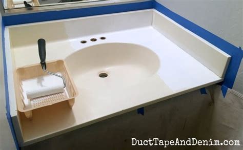 How To Paint A Sink A Diy Bathroom Project Your Budget Will Love