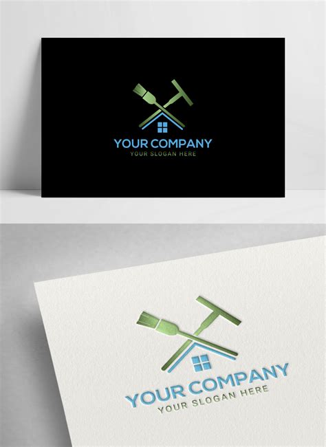 Creative cleaning company logo template image_picture free download ...