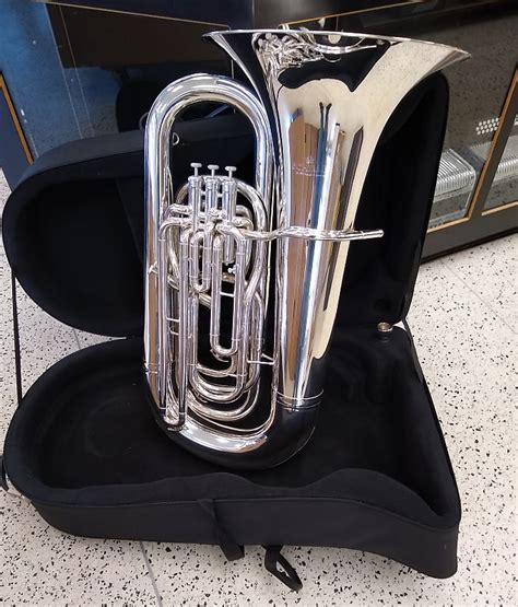 Schiller Elite Compensating Bbb Tuba Silver Plated Reverb