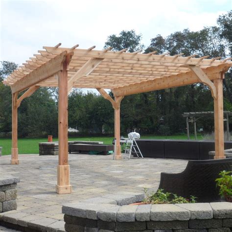 Pressure Treated Wood Cozy Retreat Pergola Kit Atlantic Outdoors