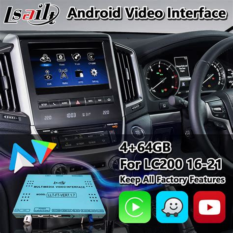 Lsailt Android Car Multimedia Carplay Interface For Toyota Land