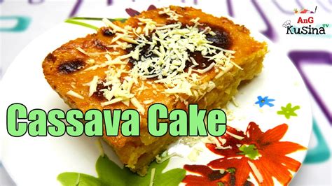 Creamy Cassava Cake Pang Negosyo Easy Filipino Merienda Youtube