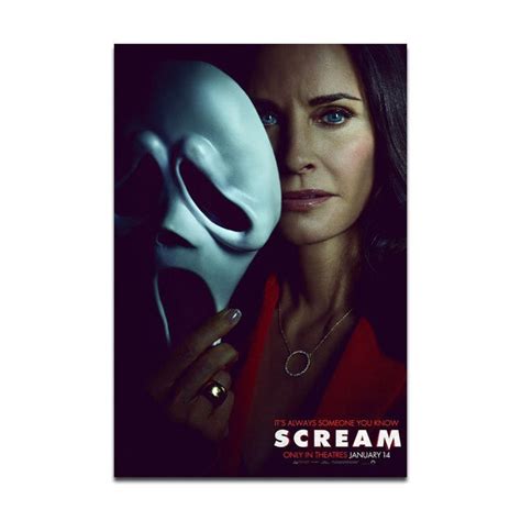 Scream Courteney Cox Movie Poster – Aesthetic Wall Decor