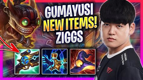 GUMAYUSI TRIES ZIGGS WITH NEW ITEMS T1 Gumayusi Plays Ziggs ADC Vs