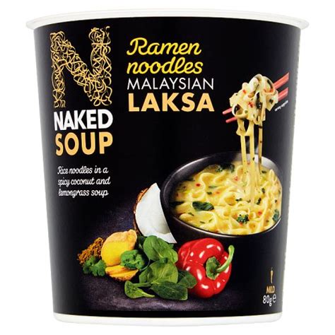 Naked Soup Ramen Noodles Malaysian Laksa 80g Really Good Culture