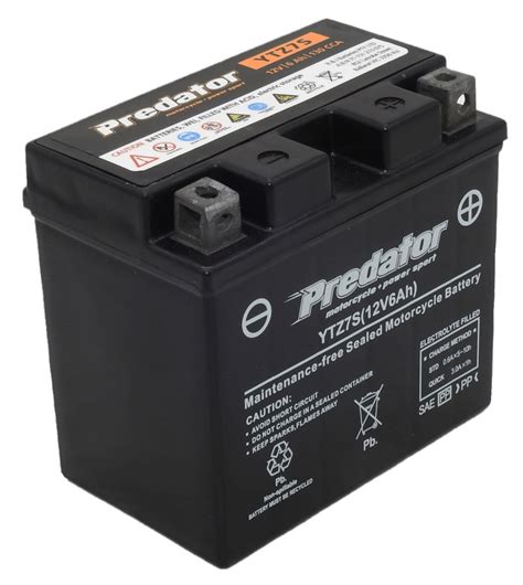 Pytz S Ytz S Volt Ah Predator Motorcycle Agm Battery Rhp A