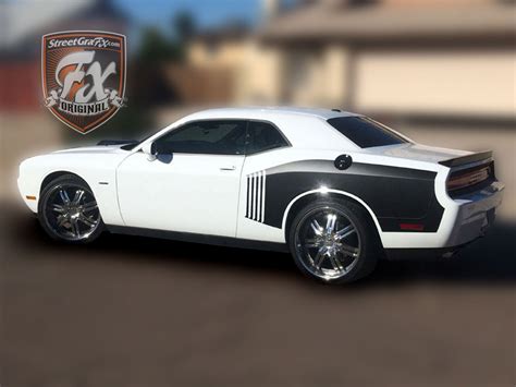 Dodge Challenger Stripes Racing Stripes Rt Graphics Streetgrafx