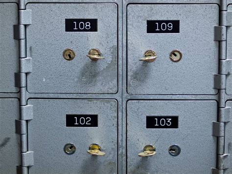 Safety Deposit Boxes stock photo. Image of bank, data - 19678412