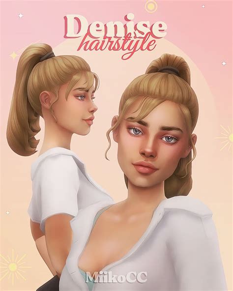 Get More From Miiko On Patreon Sims Hair Sims 4 Sims