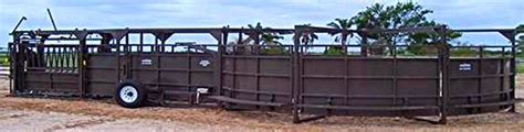 Portable Tub Cattle Squeeze Tub Alley