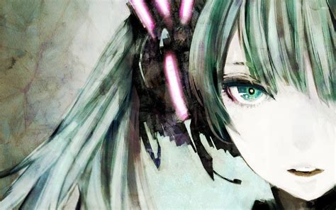 Hatsune Miku With Pink Headphones Vocaloid Wallpaper Anime