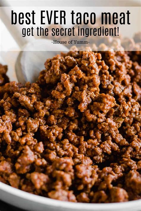 Truly The Best Ever The Absolute Best Ground Beef Taco Meat An Easy