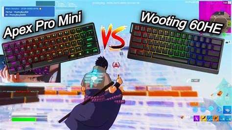 Apex Pro Mini Vs Wooting 60he Asmr Chill🤩satisfying Keyboard Fortnite