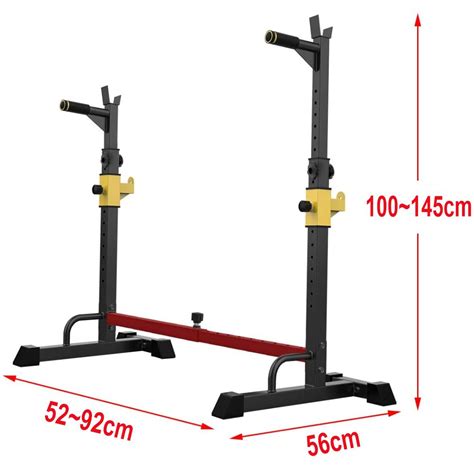 Rack Squat Multifunción Premium Soporte Sentadilla Pecho Gym Running