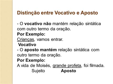 O Que é Vocativo Exemplo - 8
