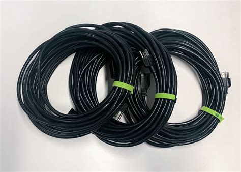 Extension Cord (14 AWG, Black, 50') | CNTR Creative