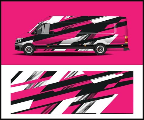 Premium Vector Custom Wrap Design For Van Car Truck Wrap Design