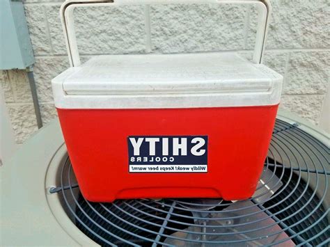 YETI Coolers Decal Sticker joke Camping Funny SHITY