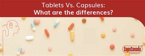 Tablets Vs Capsules 5 Things To Consider Capscanada