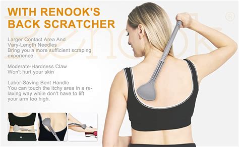 Renook Oversize Back Scratcher Extendable With Naturally Curved