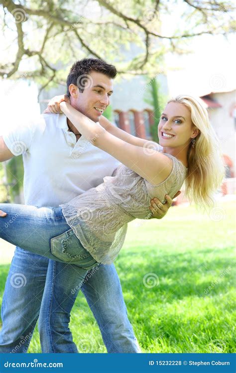 Attractive Couple In Love Stock Photo Image Of Blonde 15232228