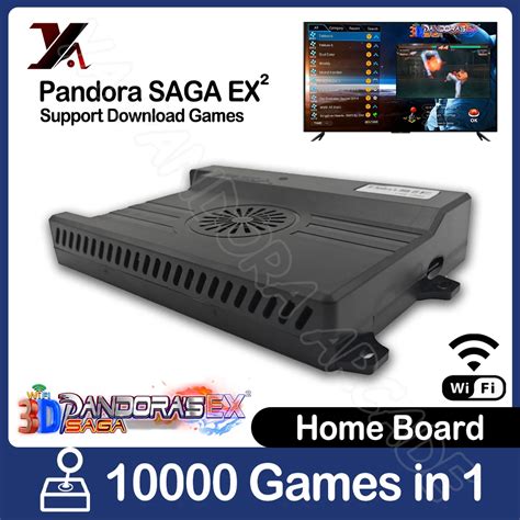 3D WiFi 10000 In 1 For Pandora Saga EX2 Box Retro Arcade Game 0P