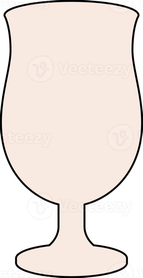 Cocktail glass drawing for design. 24525163 PNG