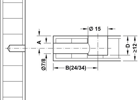 Hafele Minifix Mm Cam Lock Bolts Fixing Dowels Furniture Fittings