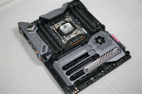 Visual Inspection The Asus Tuf X299 Mark I Motherboard Review Tuf