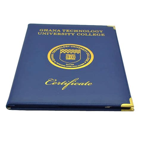 Leather Certificate Case Diploma Cover Certificate Holders For Letter