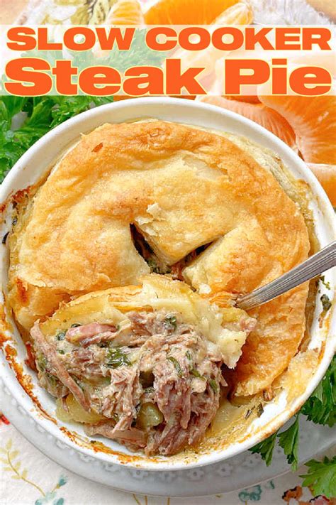 Slow Cooker Steak Pie Foodtastic Mom