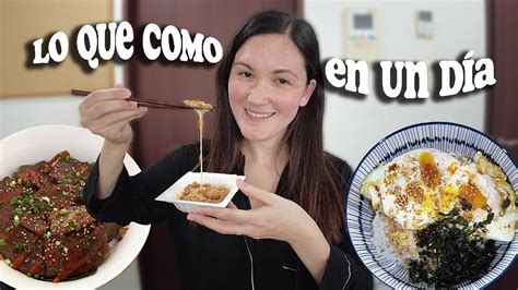 Lo Que Como En Un DÍa VersiÓn AsÍatica Con Recetas Youtube