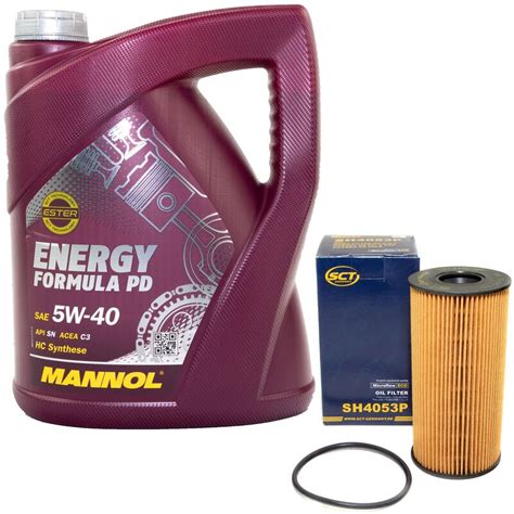 Engineoil Engine Oil MANNOL Energy Formula PD 5W 40 API SN 5 Lite 31 95