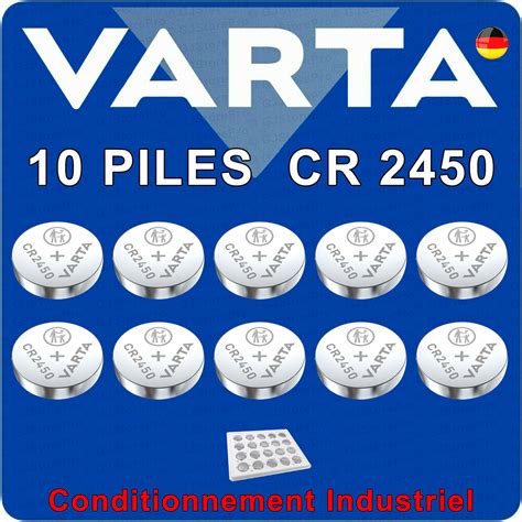 Piles Bouton Cr Varta Industrial Gjstorepro