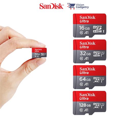 Sandisk Ultra Class 10 Micro Sd Card 150mbs 140mbs 120mbs 98mbs A1