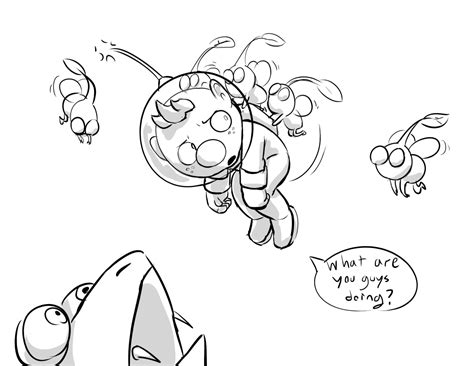 Pikmin Coloring Pages Coloring Home