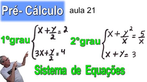 GRINGS PRÉ CALCULO SISTEMA DE EQUAÇÕES DO PRIMEIRO E SEGUNDO GRAU