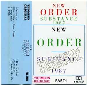 New Order Substance 1987 Part I 1987 Cassette Discogs