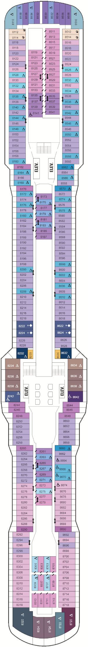 Quantum Of The Seas Deck Plans Royal Caribbean International Quantum