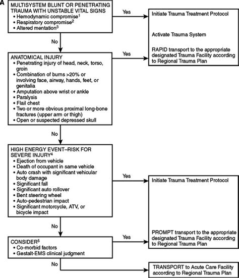 Trauma Triage Cards