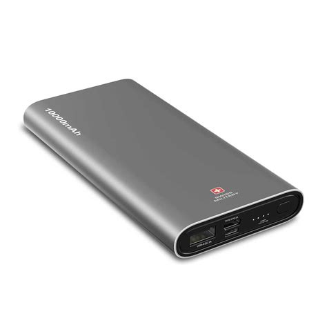 Chandoline PB 10000 MAh Power Delivery Silver Swissmilitary