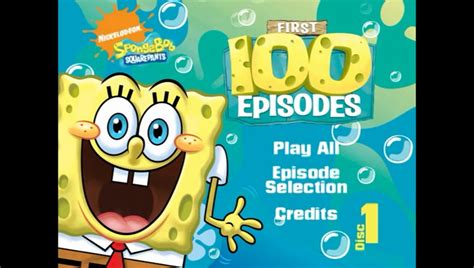 Dvd Menu Walkthroughs Spongebob Squarepants The First Episodes