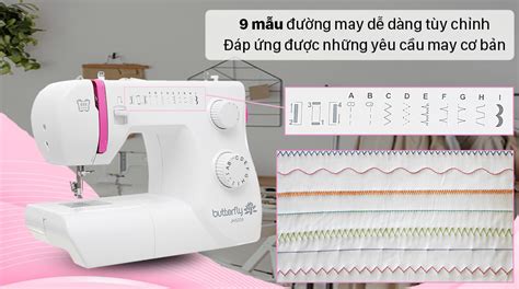 Máy may gia đình Butterfly JH5209 Chính hãng Điện máy XANH Chuyên