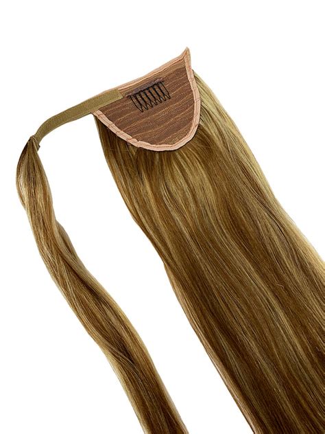 Wrap Around 100% Human Hair Ponytail in Straight 22" - Hairesthetic