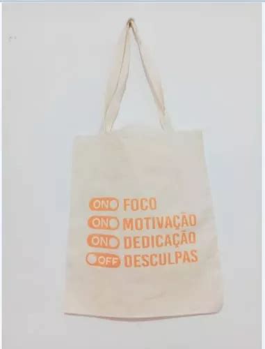 Sacola Ecológica Ecobag Estampada Academia Frases Parcelamento sem juros