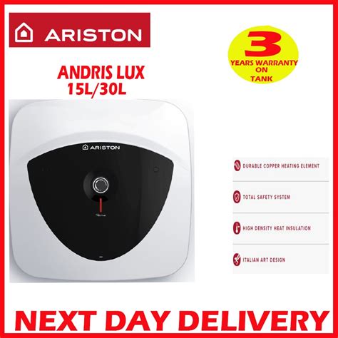 Ariston Andris Lux 30 Storage Heater 30 Litres Free Delivery TV