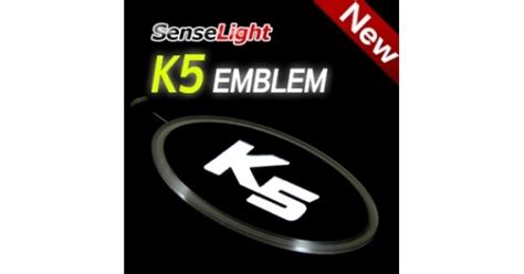 Emblem Logo SENSE LIGHT KIA The New K5 2 Way LED Emblem Set