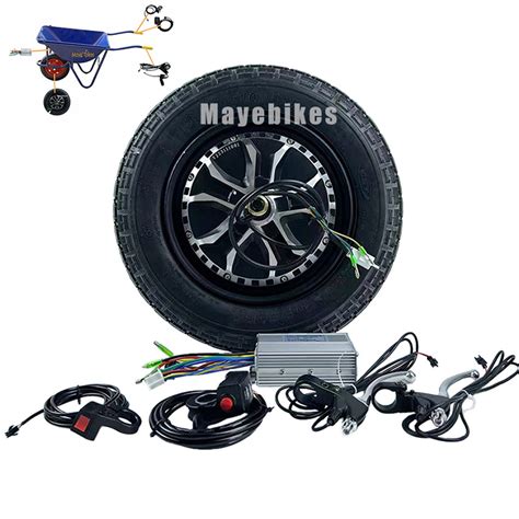 Mayebikes 10 Inch 36V 48V 250W 1500W Wheelbarrow Hub Motor Tractor