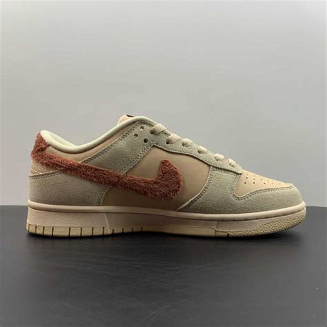 Nike Dunk Low Terry Swoosh Shimmer Mars Stone Sanddrift For Sale