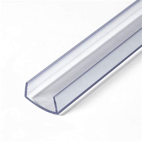 Plastic U-Channel Edge Trim Rigid PVC Jifram Extrusions, 52% OFF